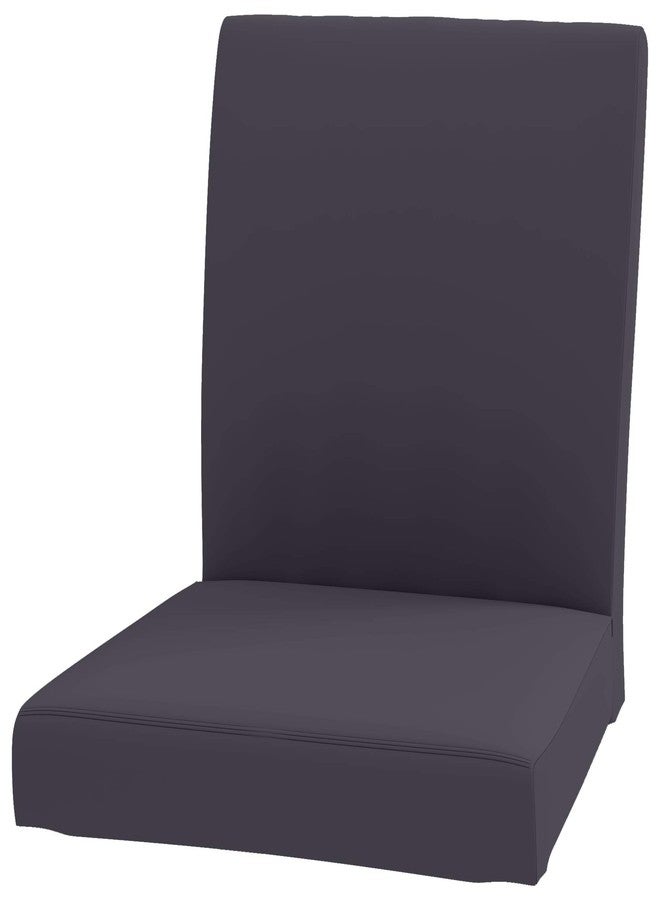 Custom Slipcover Replacement غطاء كرسي هنريكسدال القطني المتين، عرضه 20.8 بوصة. بديل مصمم خصيصًا ليتناسب مع أغطية كراسي الطعام من ايكيا. لون رمادي (قطن رمادي داكن). - Image 1